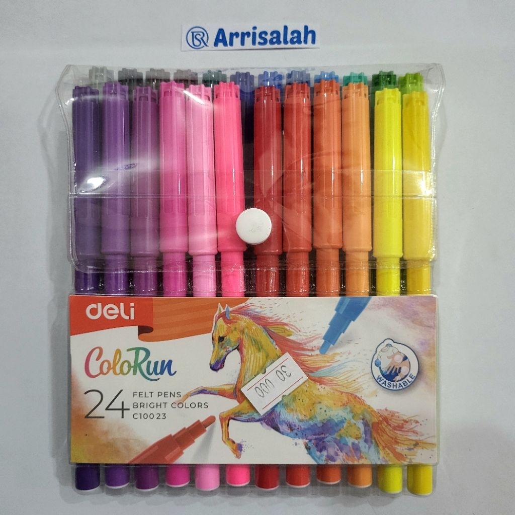 

Deli Felt pens 12 warna 18 warna 24 warna