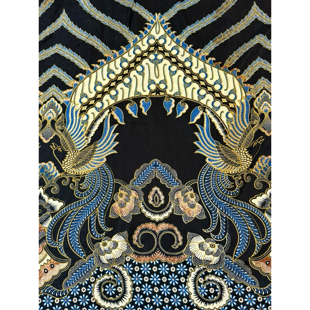 Kain batik dobby motif burung