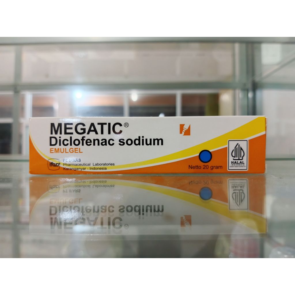 megatic emulgel Diclofenac sodium| gel penghilang nyeri obat sakit lutut