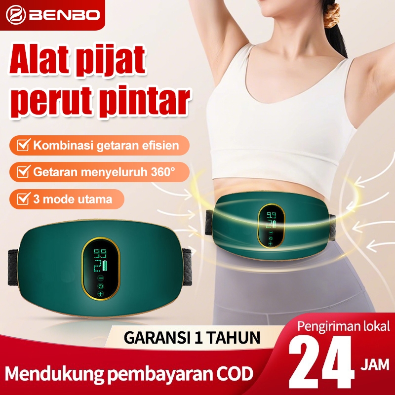 BENBO Sabuk Pembakar Lemak / Alat Pembakar Lemak Perut / Alat Pijat Perut / Alat Pijat Penggetar Lem