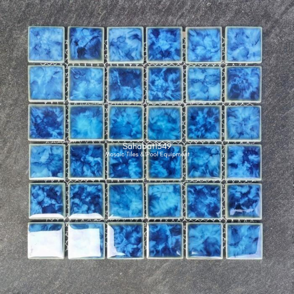 Mosaic Kolam Renang Merk Kuda Laut Mass / Mozaik Keramik Kolam Renang /  Mosaic Mass SQ 633 Supreme
