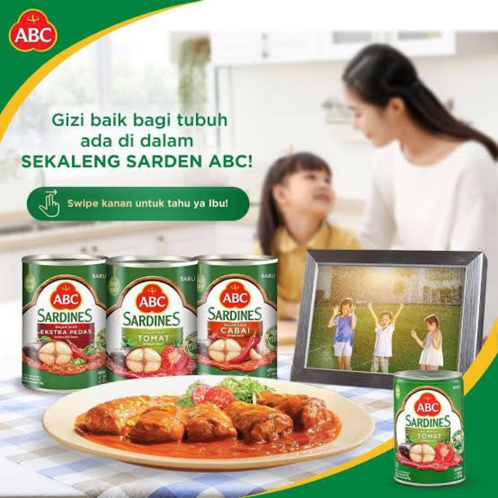 

ABC Sardines Cabai 155gr