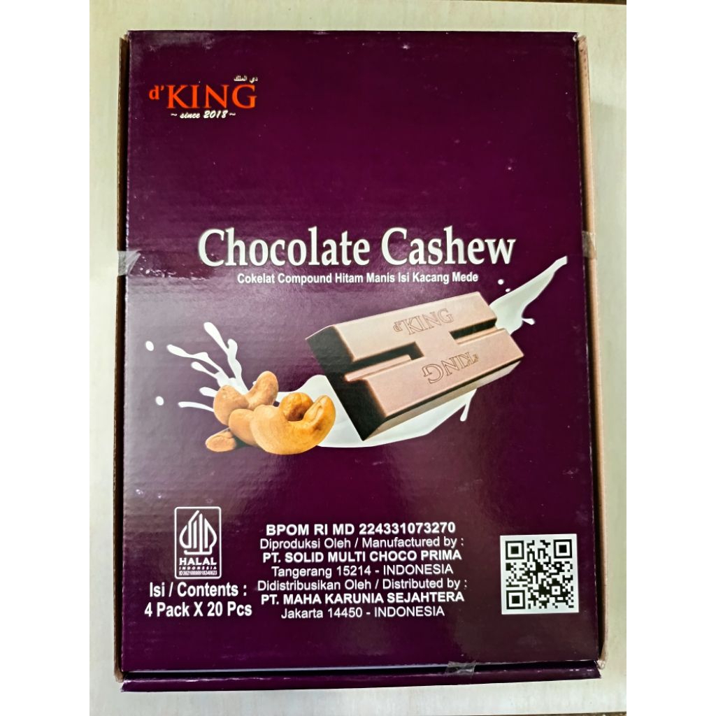 

Coklat Cushew 1 dus