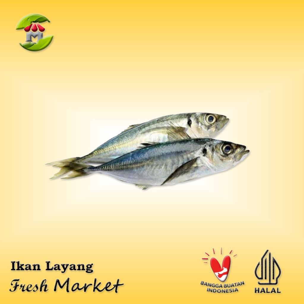 

[JAKBAR] Ikan Layang IQF Pack 900gr - 1kg