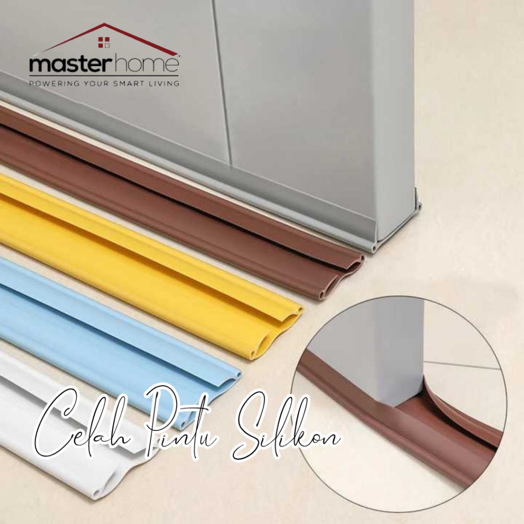 Masterhome Silikon Penutup Celah Bawah Pintu | Penghalang Debu Binatang Serangga | Penutup Celah Ant