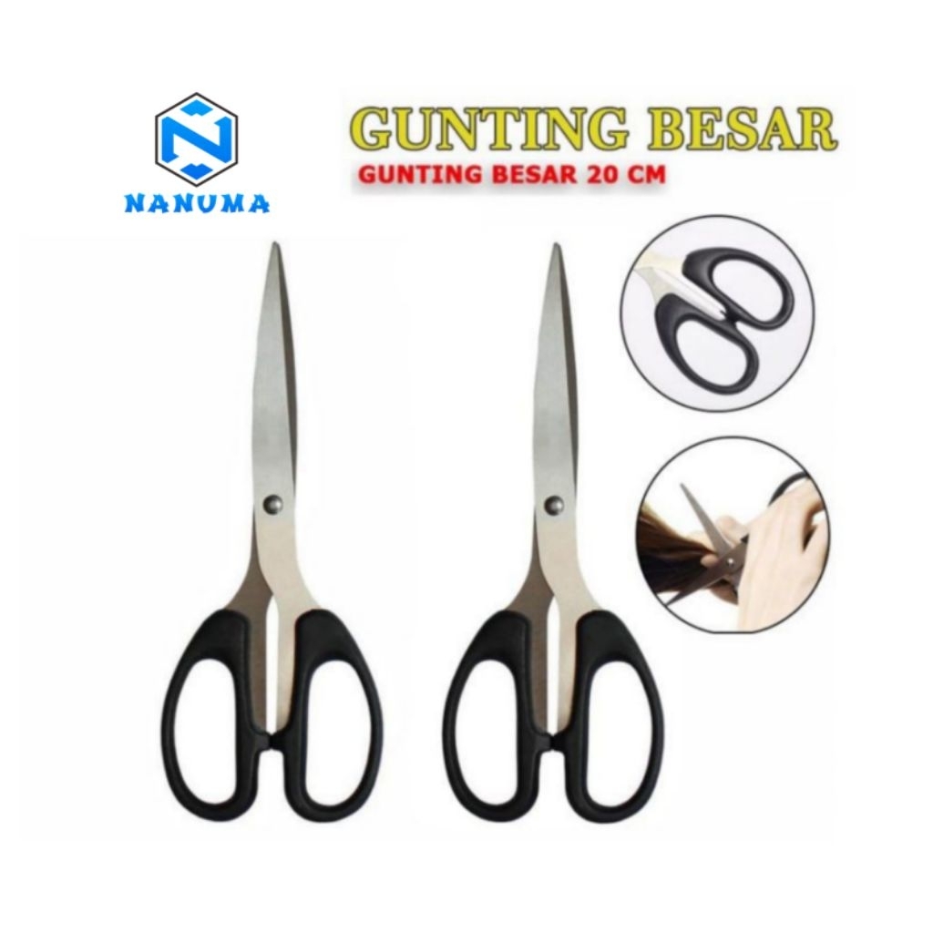 

A0093 - Gunting Kertas Rambut Stainless Steel Jumbo 20cm