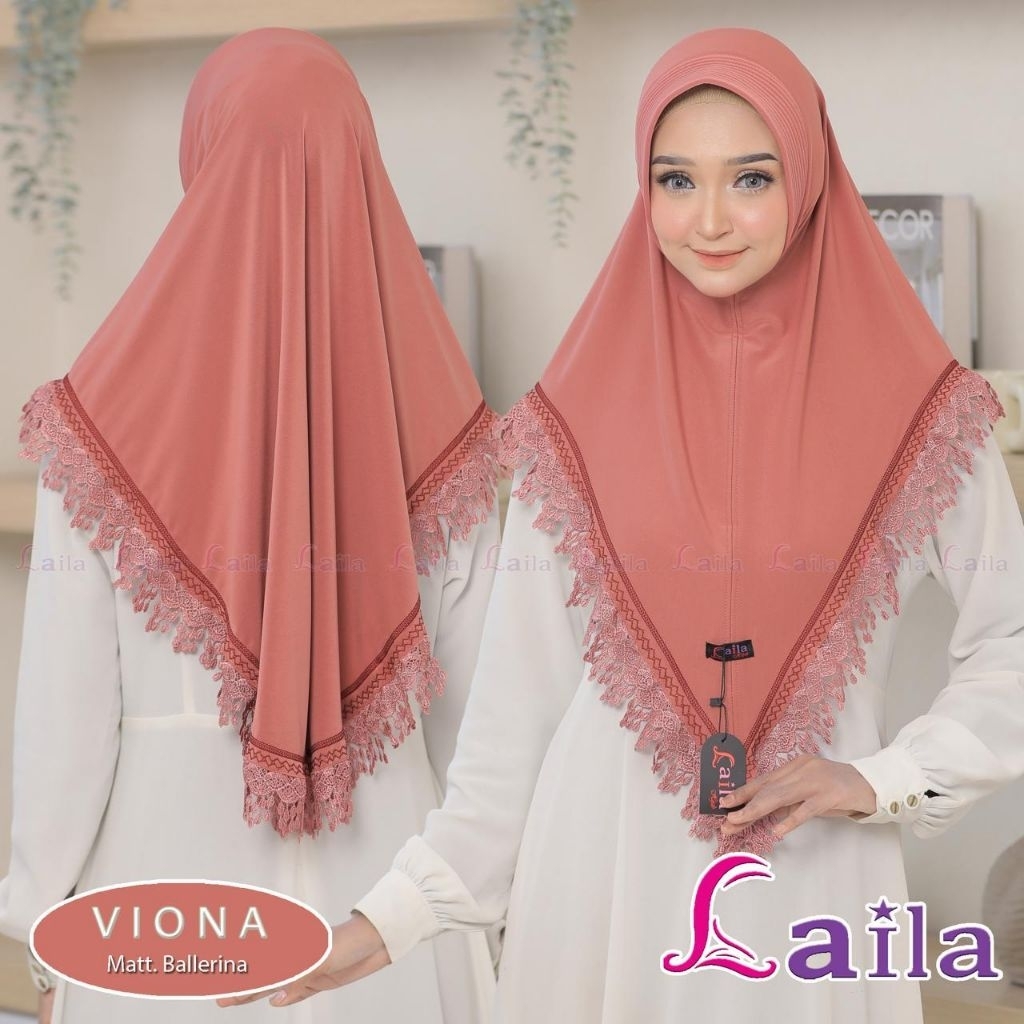 HIJAB LAILA VIONA//HIJAB INSTAN DEWASA//HIJAB INSTAN