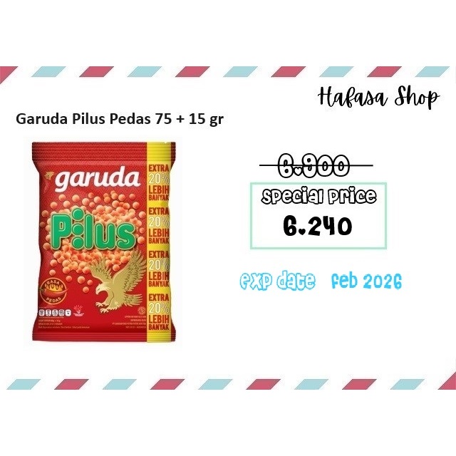 

Garuda Pilus Pedas 75+15 gram