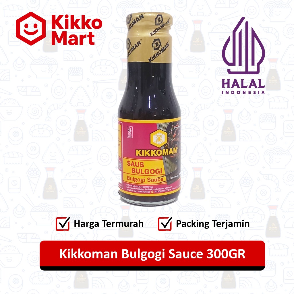 

Kikkoman Bulgogi Halal 300gr – Saus BBQ Korea Manis Gurih Siap Pakai – Cocok untuk Marinasi Daging, Rice Bowl, dan Masakan Rumahan