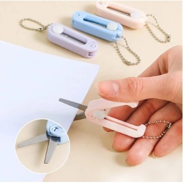 

Gunting Lipat mini Lucu Portable tarik Stainless Steel Retractable Mini Folding Scissors Pemotong Kertas Paper Cutter lucu / Gunting Lipat Mini Portable Stainless Steel Retractable - GUDANESIA