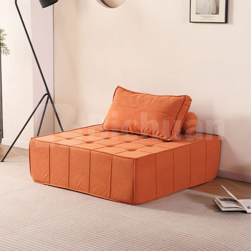 Sofa Estetika Ruang Tamu/Sofa Kotak Modular Lucu/Sofa Kecil Dengan Bantal/Sofa Kamar Tidur/Sofa Mala
