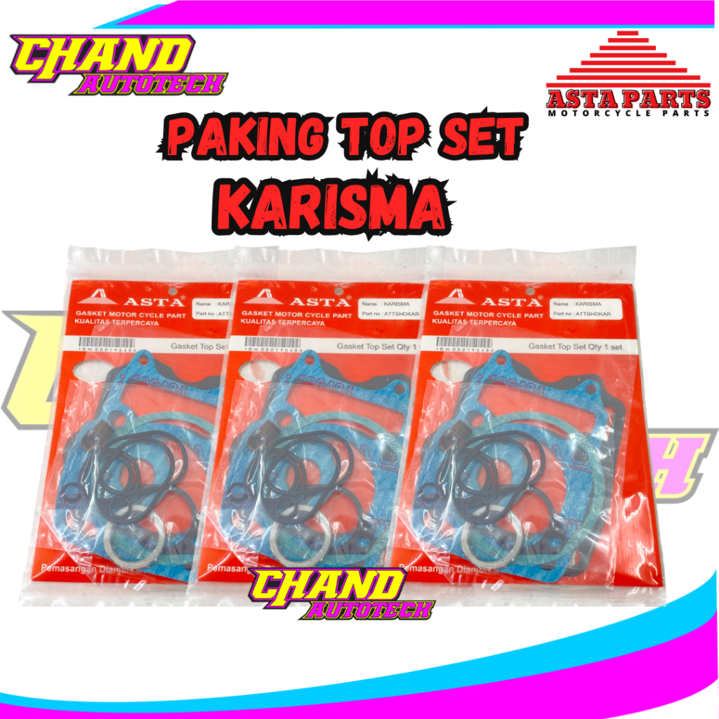 Paking Top Set Gasket Top Set KARISMA SUPRA X 125 KARBURATOR ORIGINAL ASTA