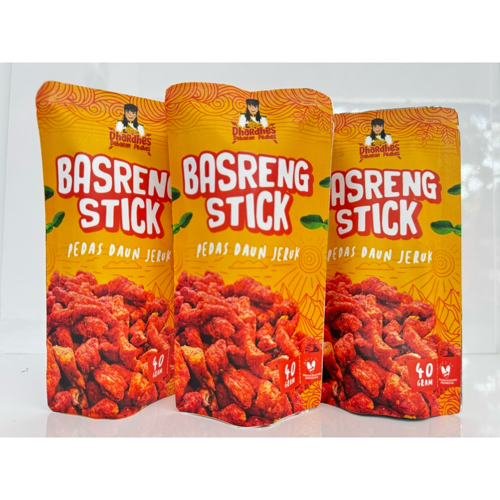 

Basreng Pedas Daun Jeruk - Basreng Stick Dhardhes 40gr