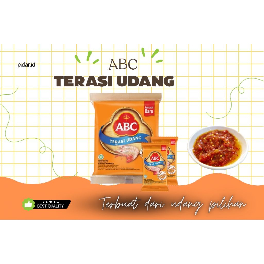 

ABC TERASI UDANG 1 PAX 20 X3,8GR / 6 PAX 20X3,8GR / SATUAN