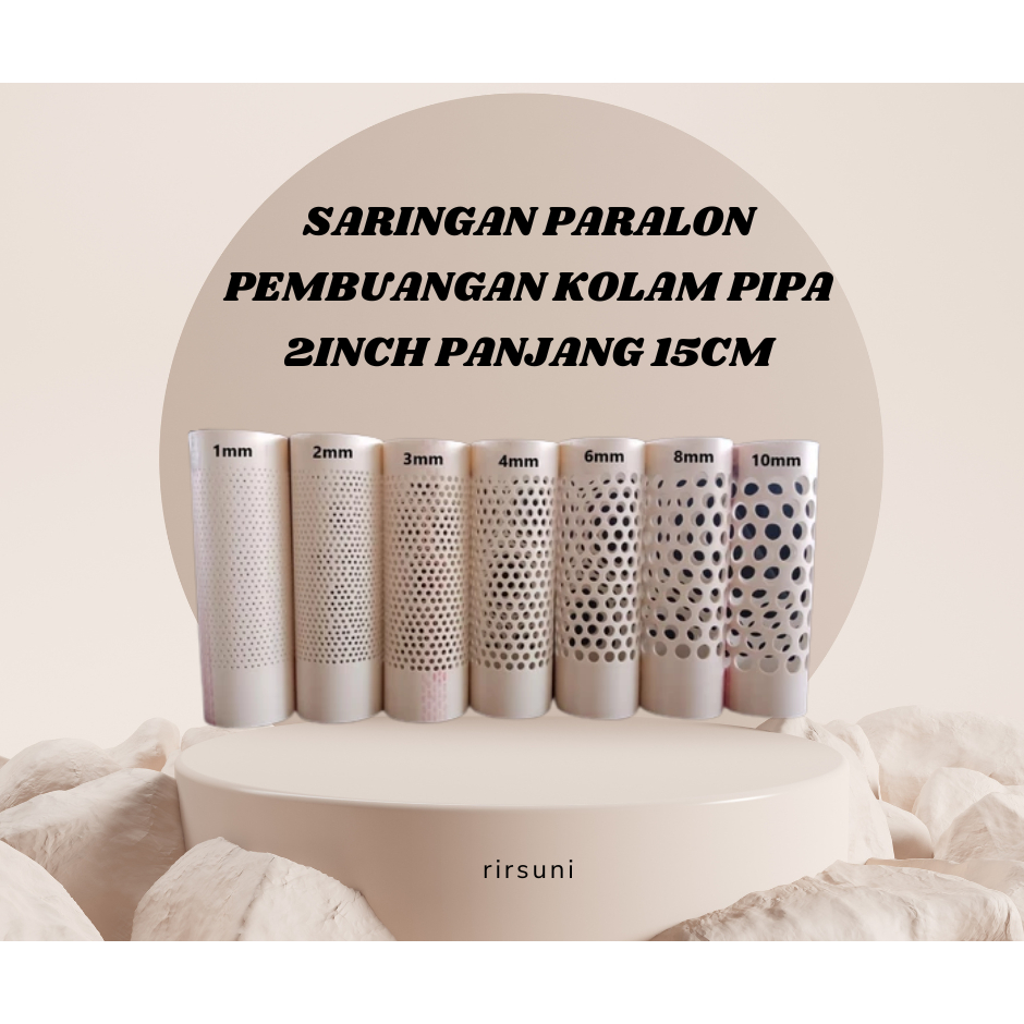 Saringan Paralon Pembuangan Kolam Pipa 2inch Panjang 15cm Terlaris