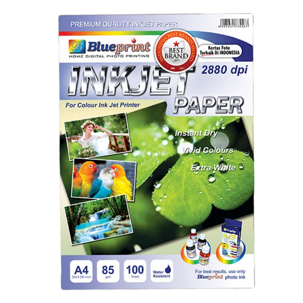 

BLUEPRINT INKJET PAPER A4 85GSM BP-IPA485