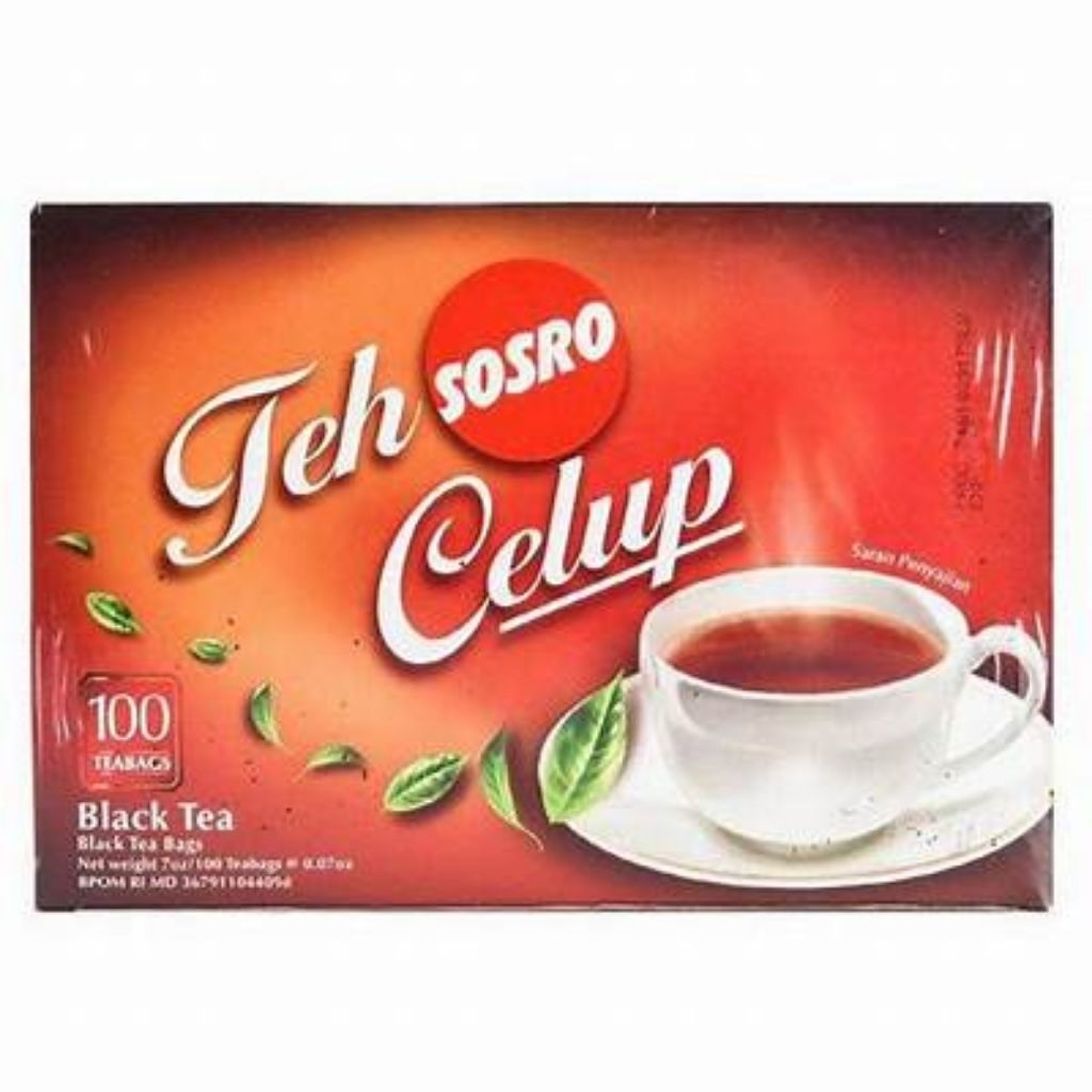 

Teh Celup Sosro 100 Bag 1dus isi 36 box