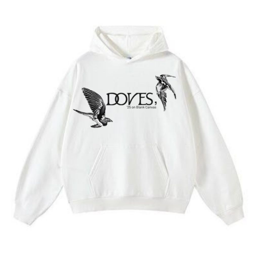 Hoodie Boxy Band Hindia Baskara Album Lagipula Hidup Akan Berakhir Dan Doves Everything u are Bahan 