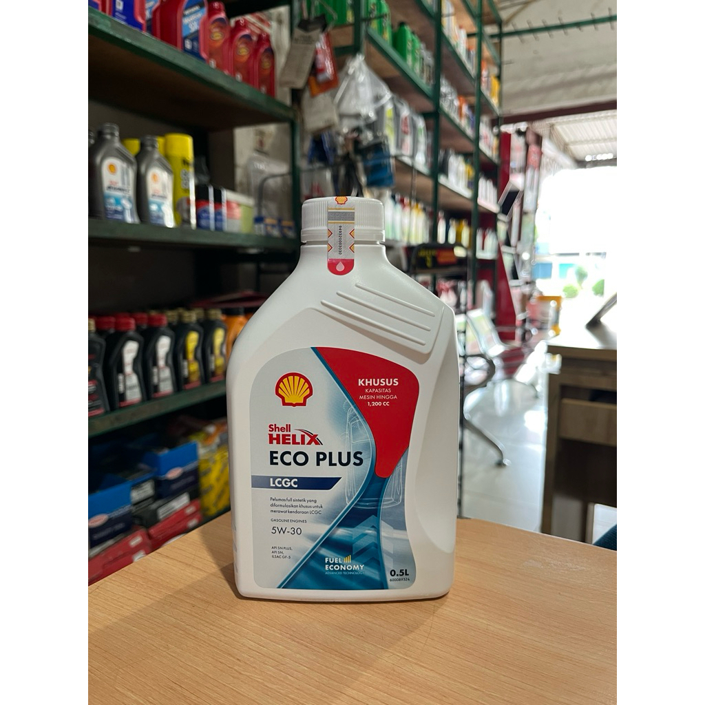 OLI SHELL HELIX ECO PLUS 5W-30 (Oli Mobil LCGC - AGYA CALYA SIGRA AYLA) | 500ml