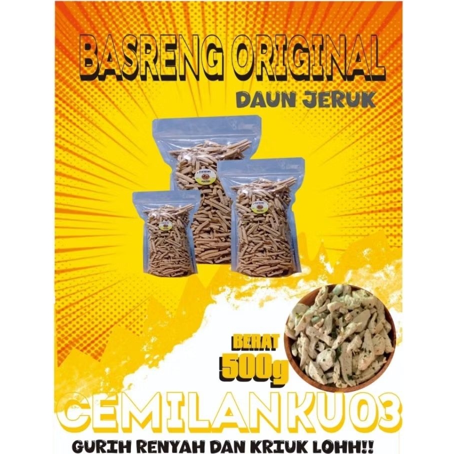 

cemilan basreng 500 gram basreng original daun jeruk basreng renyah
