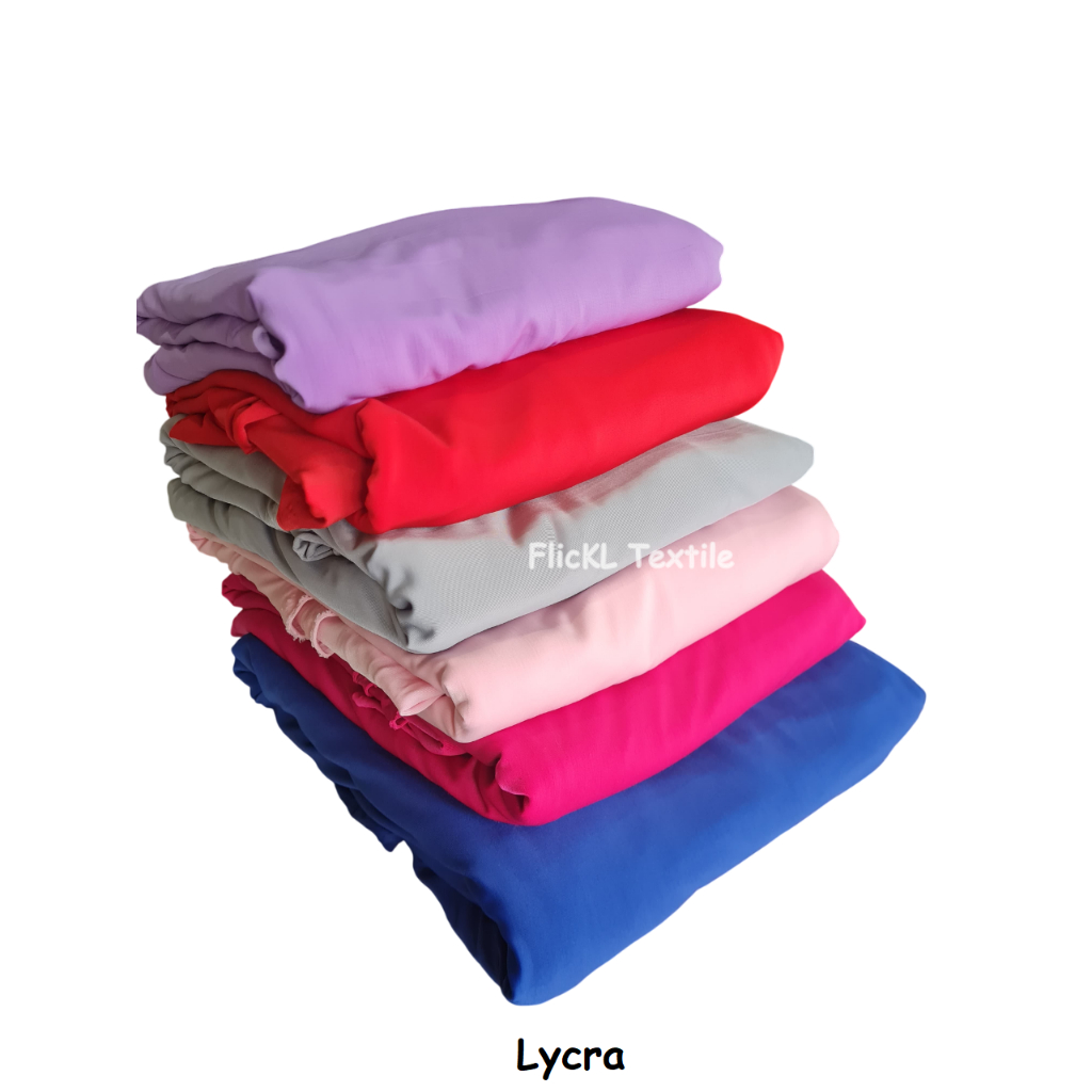 Kain Lycra Polos Bahan Lycra Spandex Lycra Sublim Spandex Lycra Polos Kilo
