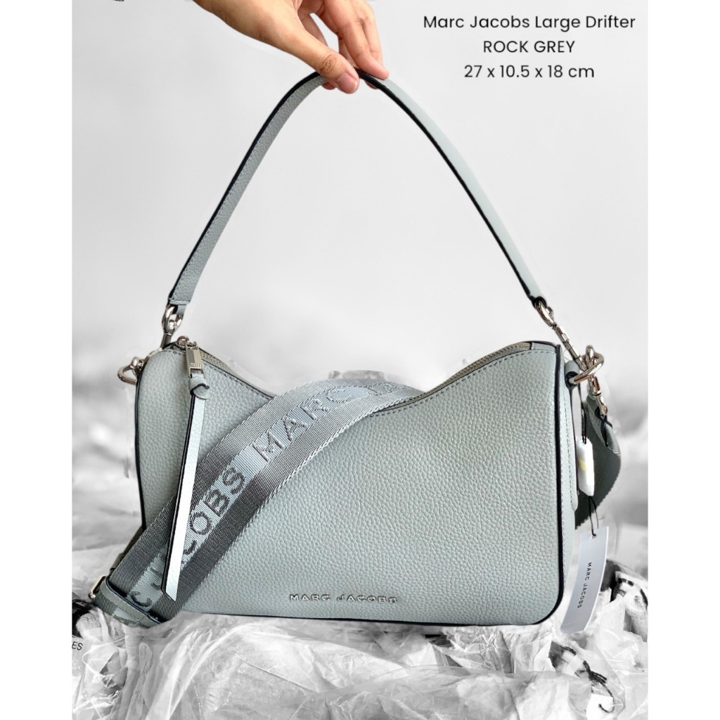 MJ marc jacobs drifter large shoulder bag cognac smoke almond black grey marshmallow