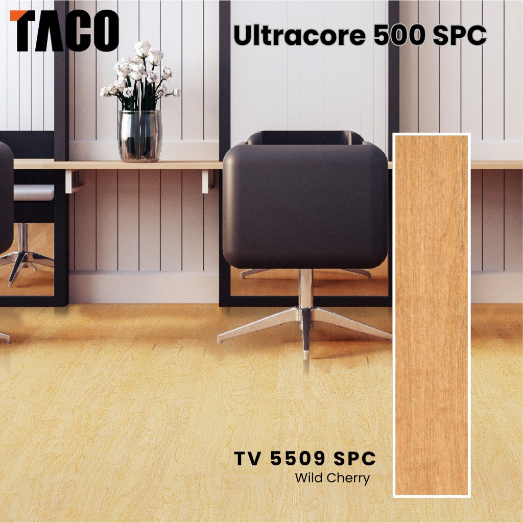 SPC TACO TV 5509 spc lantai spc taco tebal 5mm harga perbox taco wood series
