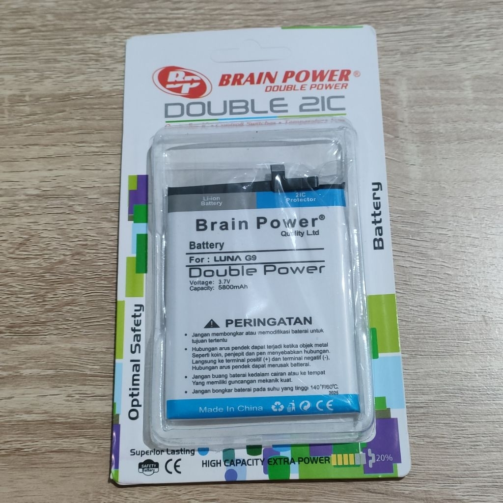 Baterai Batre for Luna G9 RAM 4GB 32GB LUNA Double Power Battery Batrai Hp