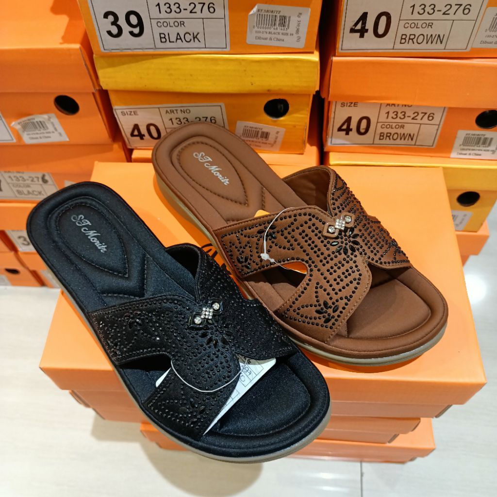 sandal flat wanita comfort ST.MORITZ original matahari