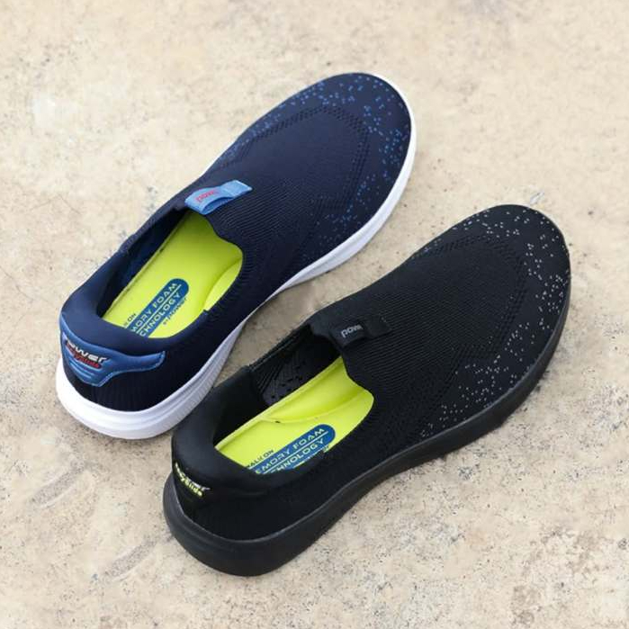 Bata Sepatu Sneakers Pria POWER Slip On Memory Foam EASY WALK