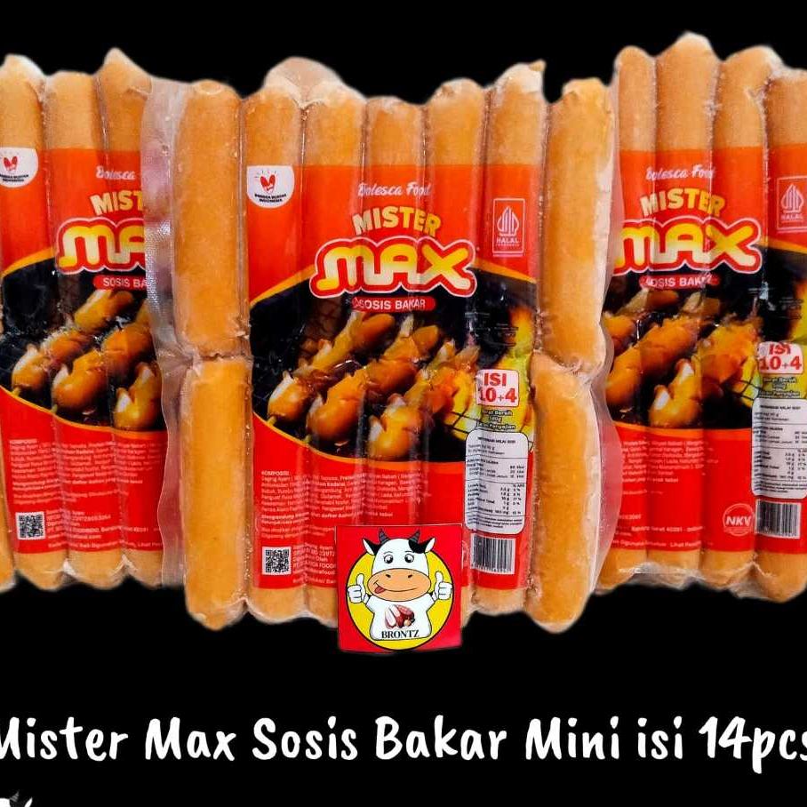 

MISTER MAX MINI SOSIS BAKAR ISI 14PCS-FROZEN FOOD-BRONTZ JOGJA