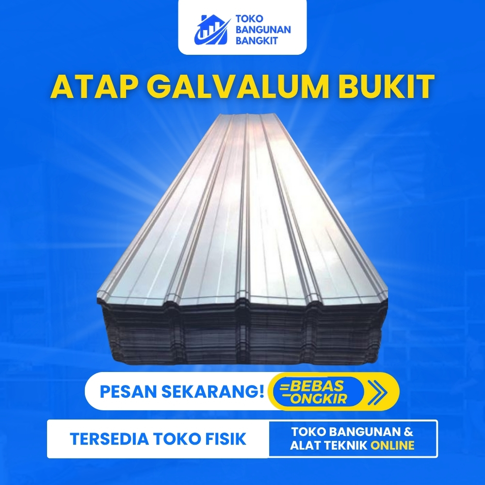 ATAP GALVALUM BUKIT TEBAL 0.3 - BERBAGAI UKURAN