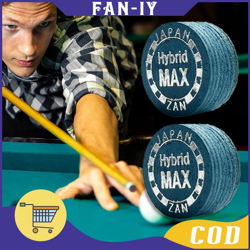 8 Layer Kepala Stik Billiard 2Pcs Zan Cue Tip Japan Original 2pcs Cue Tip Billiard