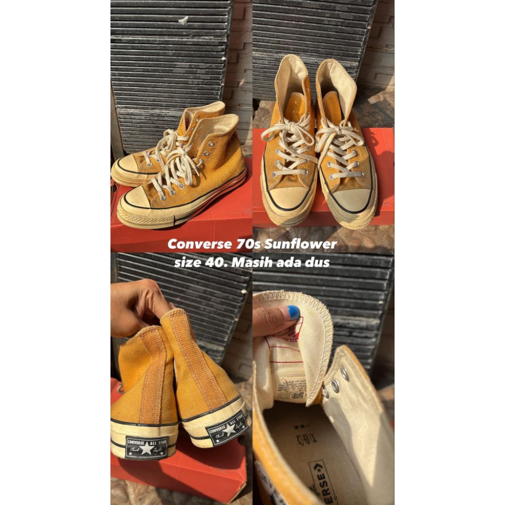 Converse Chuck Taylor 70s SunFlower ( second / bekas )