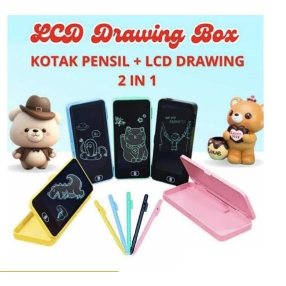 

Kotak Pensil Anak 2 in 1 Dengan Lcd Writing Pad