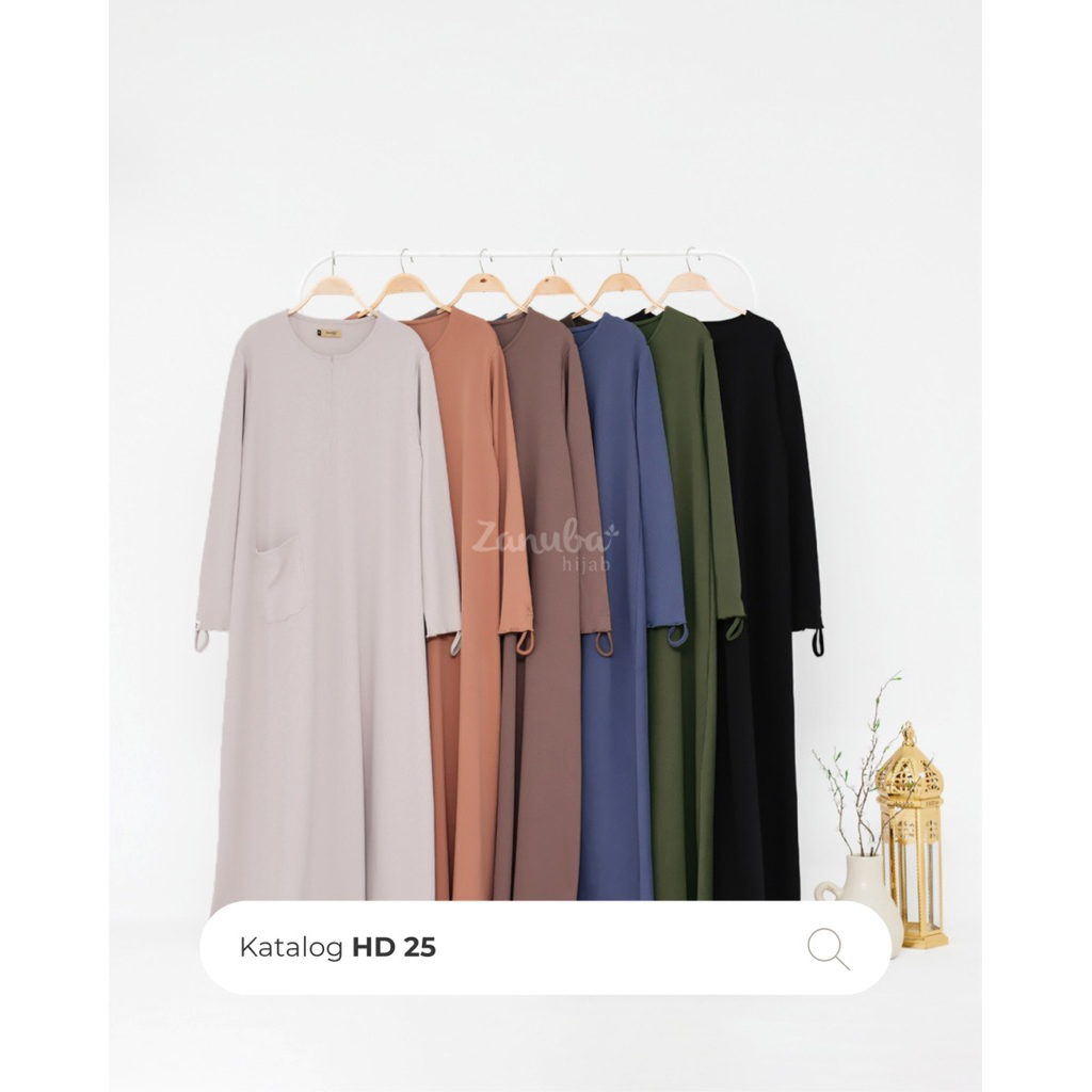 [SIAP KIRIM] HOMEY DRESS VOL 25 (HD.25) BY ZANUBA HIJAB TERBARU