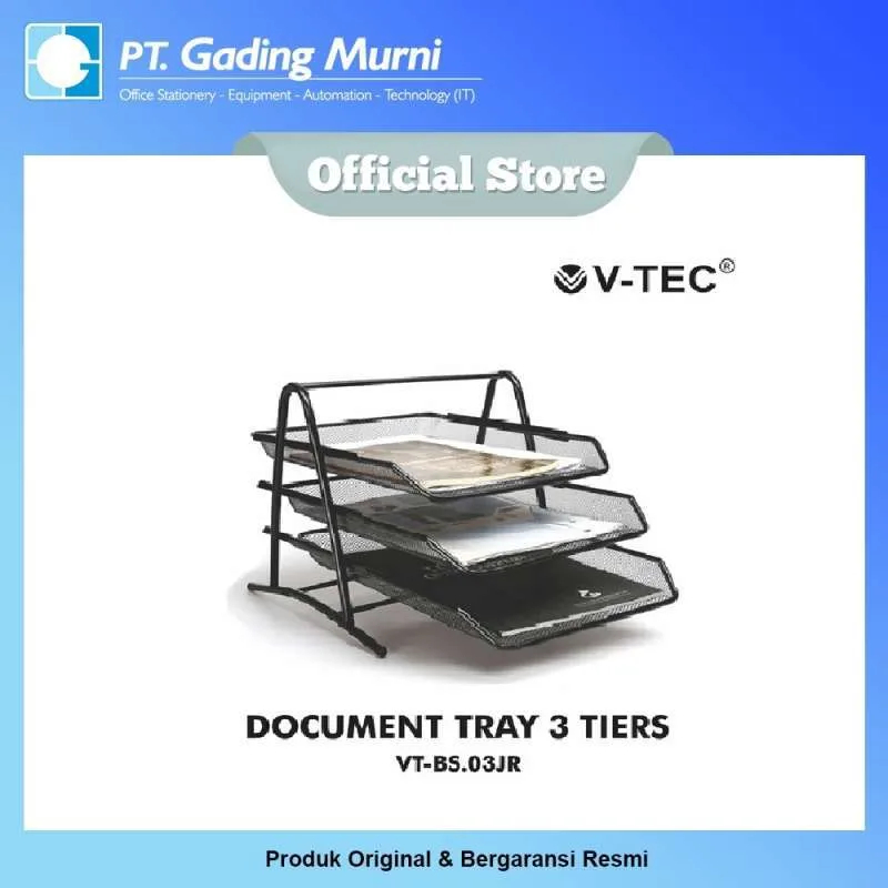 

ELEVATED TRAY BESI RAK SUSUN 3 TINGKAT V-TEC / TRAY TR6