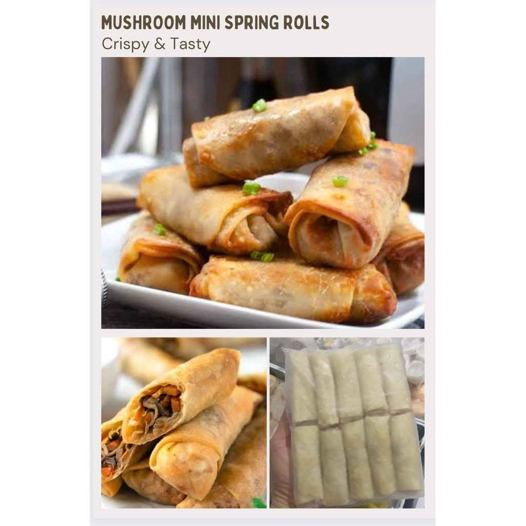 

MUSHROOM SPRING ROLLS