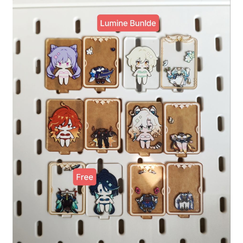 [BUNDLE] Dress UP Soiheo Soiheopanik Soiheoding Genshin HSR ZZZ Star Rail Standee