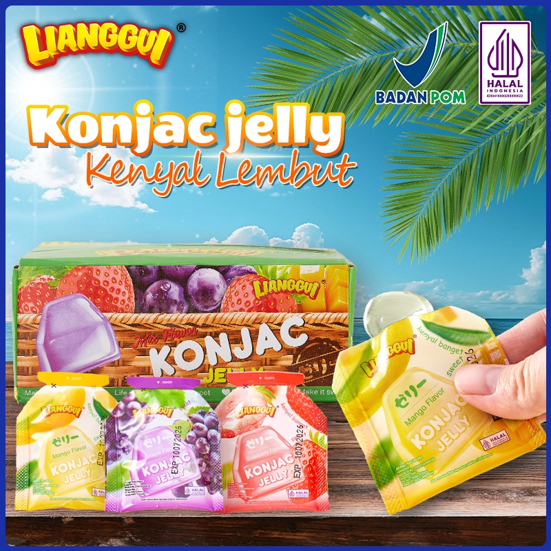 

Lianggui - ‌Konjac Jelly Cemilan Cocok untuk Semua Usia Enak Sehat Diet Sehat & Snack makanan