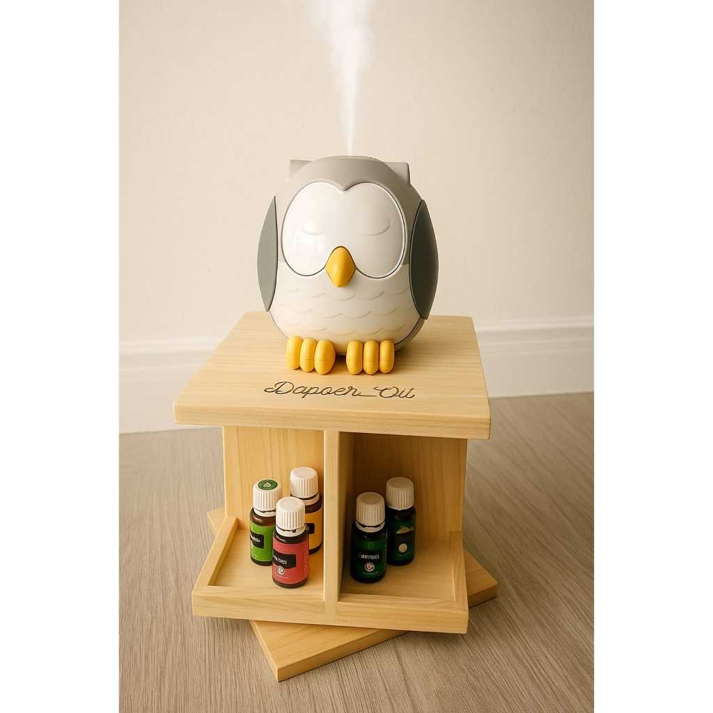 RAK PUTAR ESSENTIAL OIL KOTAK / RAK KOSMETIK PUTAR