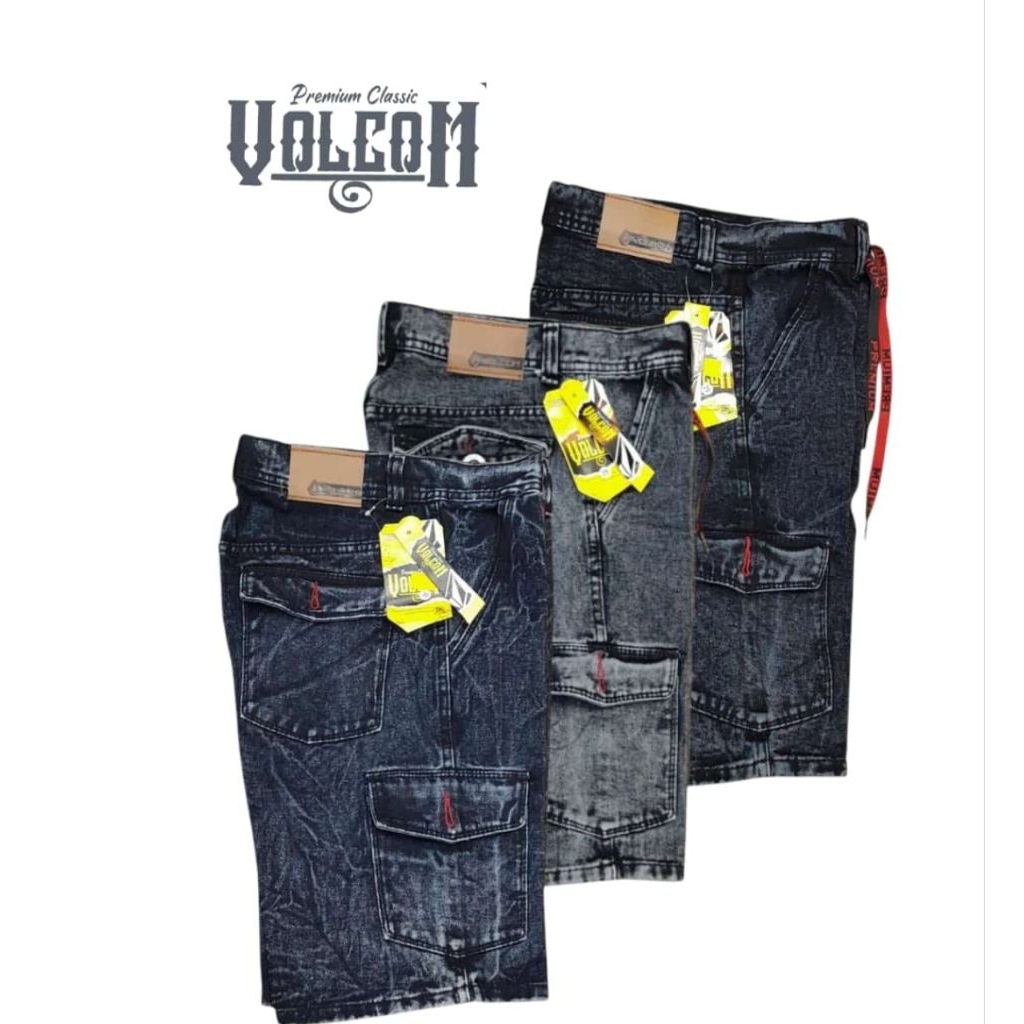 *promo*celana pendek cargo jeans pria terbaru/celana pendek cargo jeans premium terbaru/celana pende