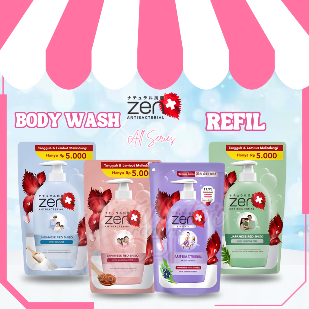 Zen body wash refill 85ml | BPOM / sabun mandi cair