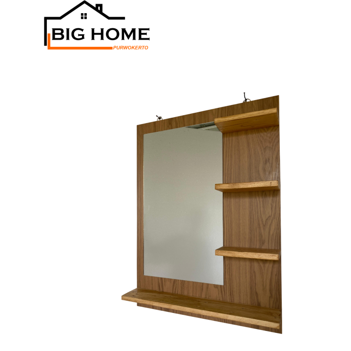 MEJA RIAS GANTUNG "BENZI" / CERMIN GANTUNG SERBAGUNA / RAK MAKEUP GANTUNG / CERMIN WASTAFEL / RAK ME