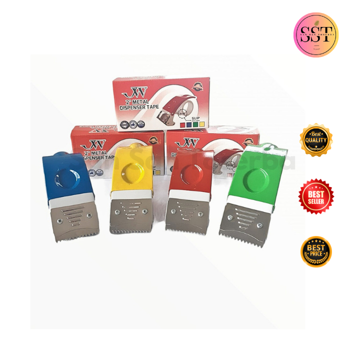 

[SST] Dispenser Lakban BESI Kualitas Handal Tajam 2" Inch JW