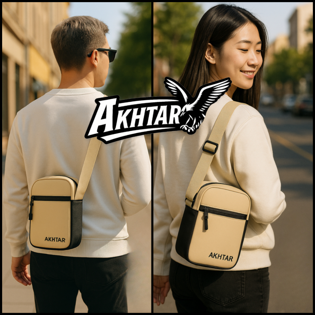 Tas selempang cowok keren kekinian distro slingbag casual trendy