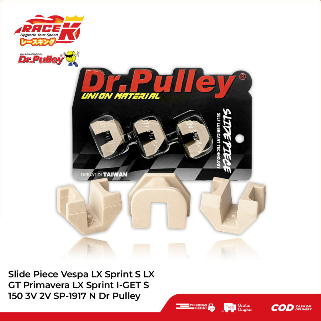 Dr Pulley Slide Piece Vespa Sprint S LX Primavera GTS LXV Liberty IGET 2V 3V 150 1917 N