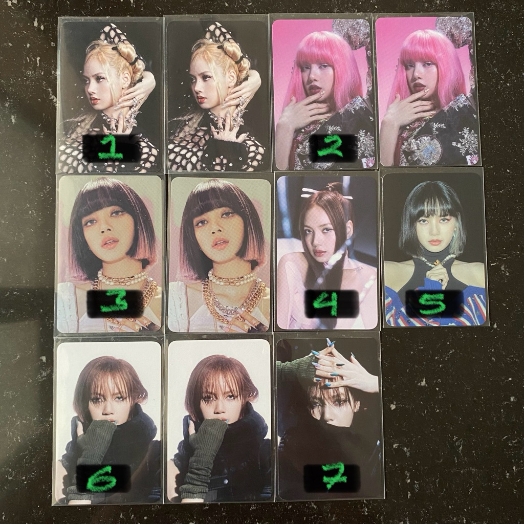 [BLACKPINK] POP UP STORE 2023 PHOTOCARD PACK LIMITED BLACKPINK X FLIMTY