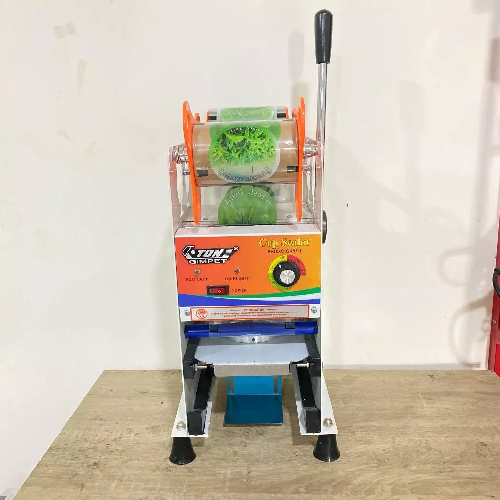 CUP SEALER eton gimpet ET-D1 mesin perekat gelas mesin perekat plastik mesin press gelas plastik