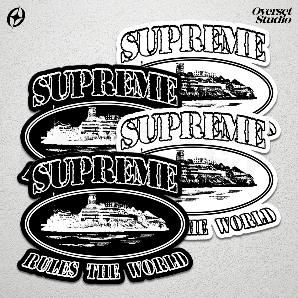 

(GRATIS ONGKIR & COD) Sticker Supreme Corteiz Rules The World / Supreme x Corteiz CRTZRTW / Sticker Brand Logo Corteiz Hypebeast Streetwear / Sticker Vinyl Glossy / Sticker Aesthetic / Stiker Brand Lokal / Stiker Satuan / Sticker Helm / Stiker Tumbler